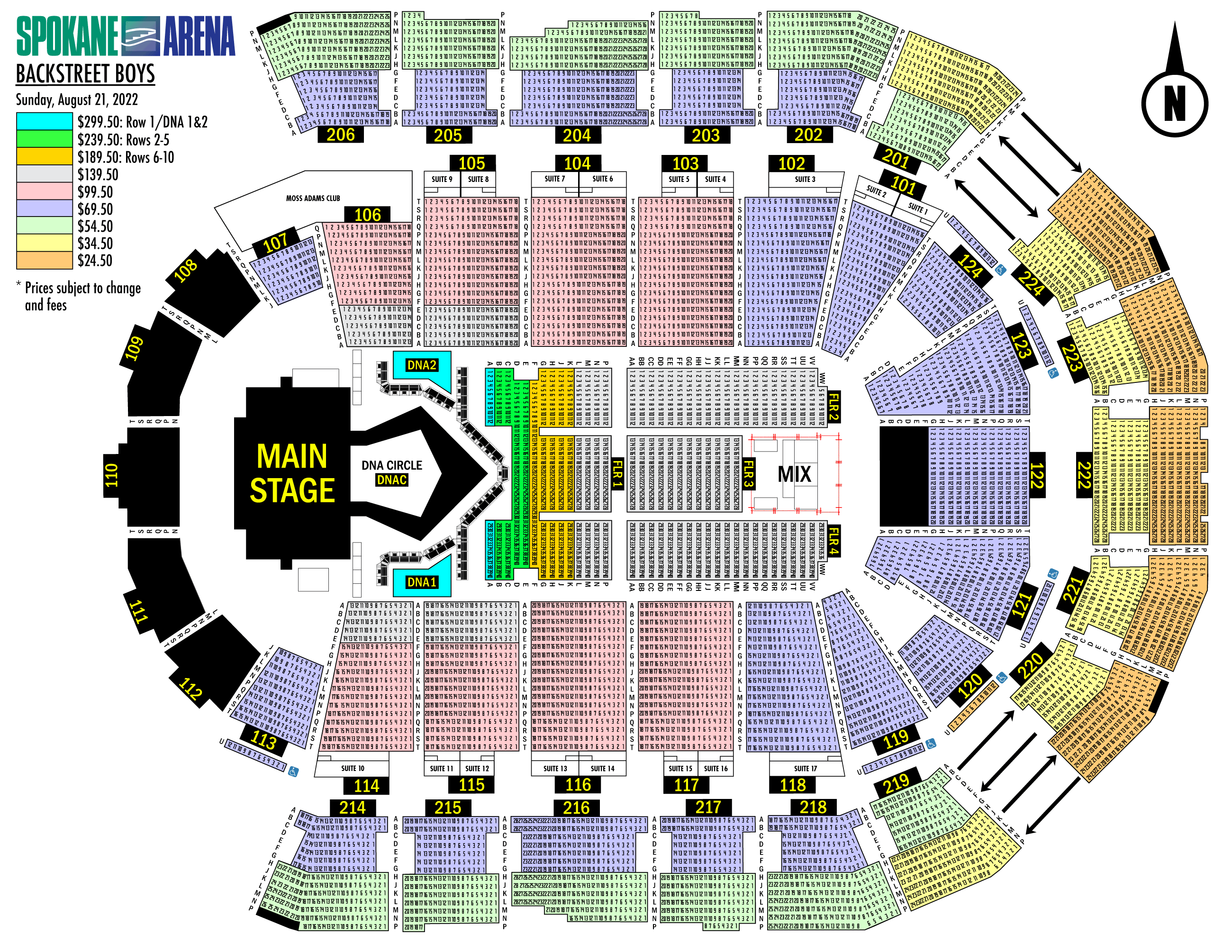 Backstreet Boys Spokane Arena Wednesday August 25 2021 24 299.
